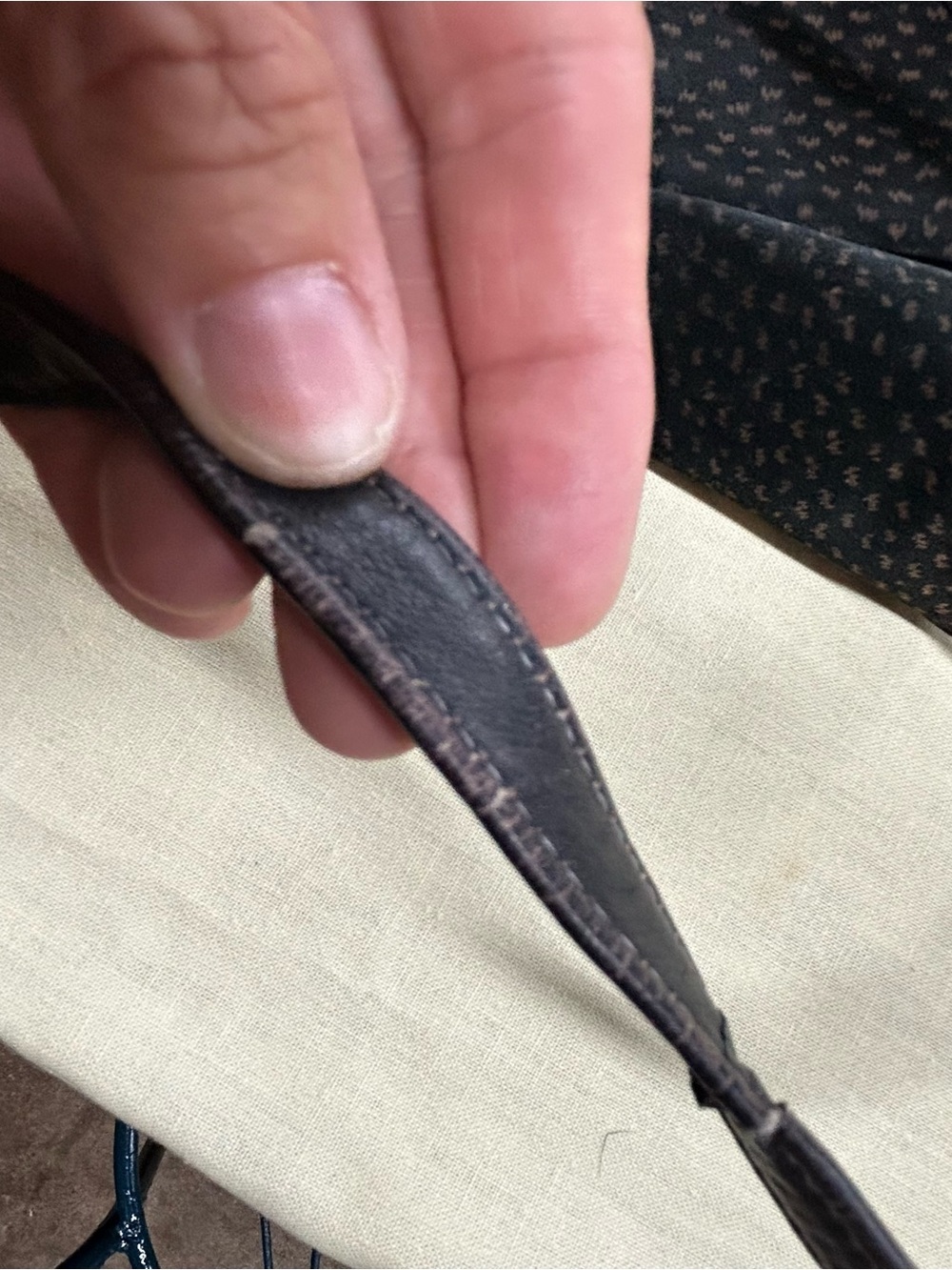Vintage Bagheera Black Suede purse - Picture 9 of 9